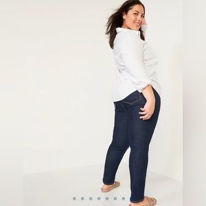 Old Navy Mid-Rise Rockstar Super Skinny Jeggings EUC Size 24